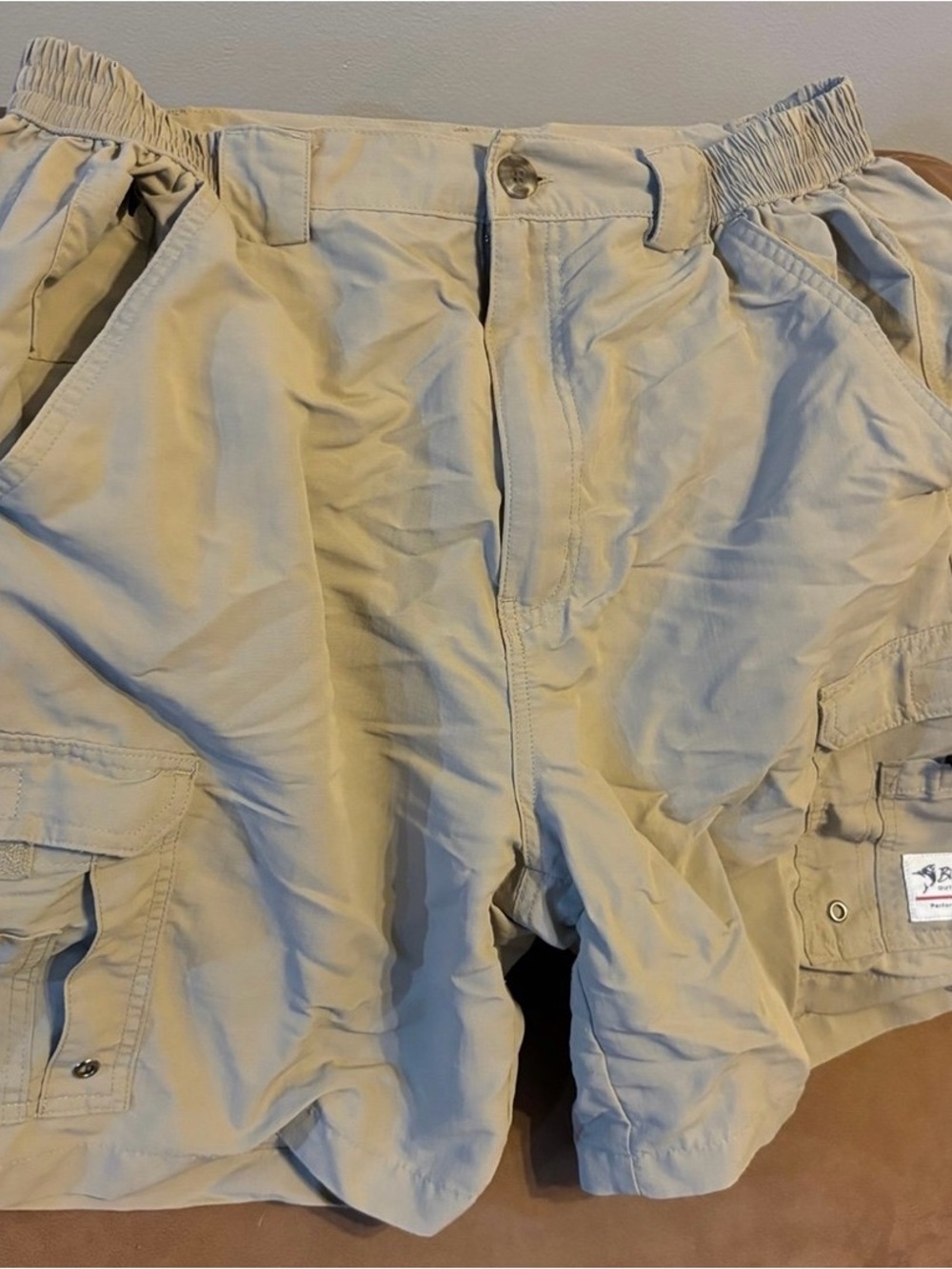 Bimini Bay outfitters ltd. Men's Beige Cargo Shorts, 36W